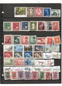 CROATIA COLLECTION ON STOCK SHEET MINT/USED