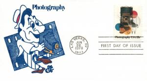 1978 Law Vegas Nevada Photography Anniversary Postal First Day Cover