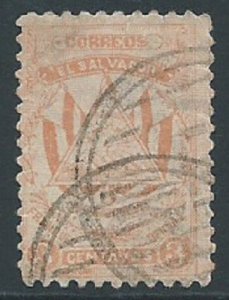 El Salvador, Sc #O322, 3c Used