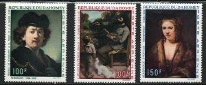 Dahomey (1969) - Scott # C113 - C115,   MNH