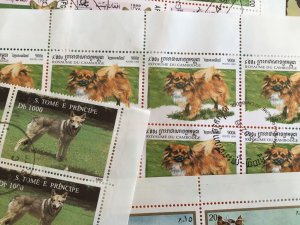 Doggy Pet dog stamps for Craft  or to collect R2477 