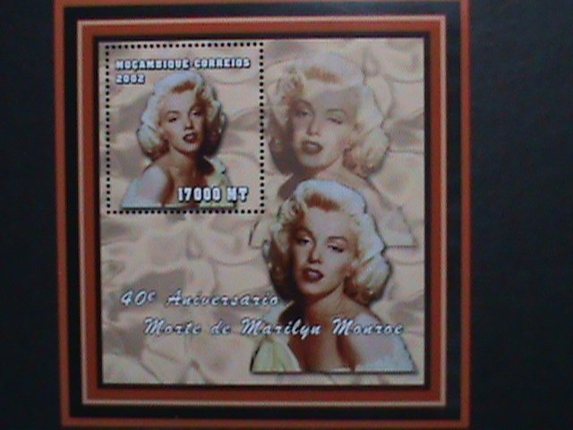 MOZAMBIQUE-2002-SEXY MOVIE STAR-MARILYN MONROE-HIGH CATALOG VALUE  MNH S/S VF