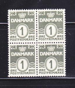 Denmark 220 Block MNH Numerals (B)