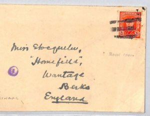 AUSTRALIA USED PAPUA NEW GUINEA Cover Naval Cancel ANGLICAN MISSIONARY ZK168