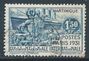 Martinique #132 Used 1.50fr Colonial Expo Issue