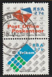 808-809 Post Office Se-tenant pair