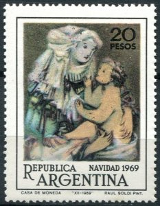 Argentina Sc#917 MH/Unused, 20p multi, Christmas 1969 (1969)