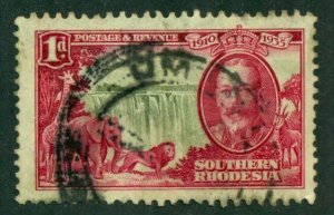 Southern Rhodesia 1935 #33 U SCV(2024)=$3.25