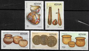 Kenya #463-7 MNH Set - Utensils