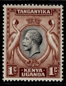 KENYA UGANDA TANGANYIKA GV SG110, 1c black & red-brown, M MINT.