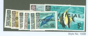 Tanzania #O9-O16 Mint (NH) Single (Complete Set)