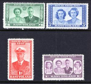 Basutoland 35-38 Royal Visit MNH VF