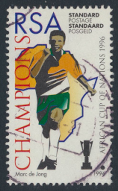 South Africa SC# 934a   Soccer    Used  1996  as per scan         