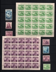 UNITED STATES 1933 SET OF 7 STAMPS & 2 SHEETS OF 25 STAMPS MNH