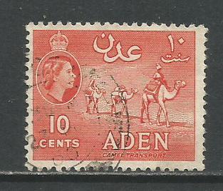 Aden   #49a  Used  (1955)  c.v. $0.35