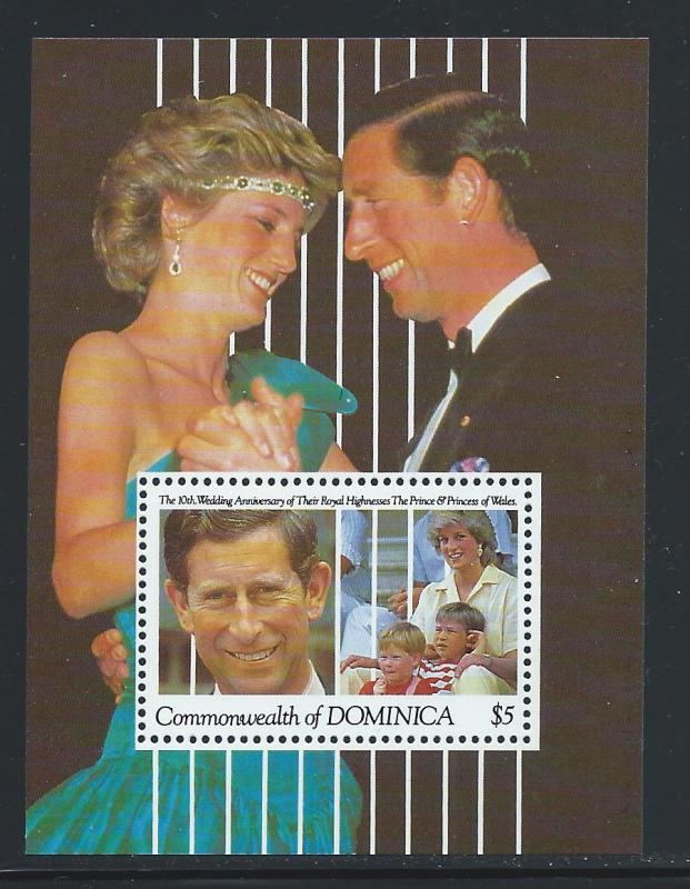 DOMINICA SC# 1337 VF MNH 1991 SS