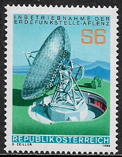 Austria #1155 MNH Stamp - Aflenz Satellite Station - Space