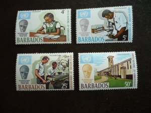 Stamps - Barbados - Scott# 344-347 - Mint Never Hinged Set of 4 Stamps