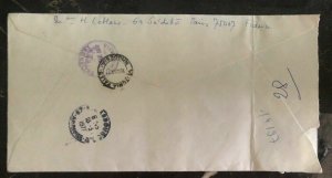 1977 Victoria Falls Rhodesia Registered Cover To Strasbourg Francs