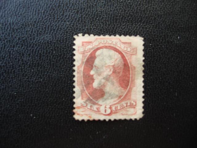 1881-82 BANK NOTE SCOTT # 208  6c  F/VF  SCV $ 100.00