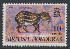 British Honduras SG 277e SC # 239 MLH  Gibnut - with watermark 1972  see scans