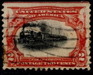 US Stamps #295 USED FAST AND HIGH TRAIN ISSUE