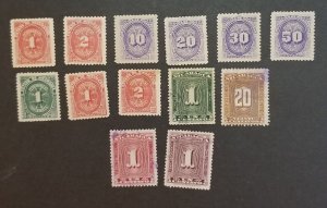 NICARAGUA Postage Due BOB Stamp Lot Used Unused MINT MH zz117