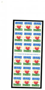 US  2813a - Love Sunrise 29c - Conv Booklet of 18 - MNH - 1994 - B344-12