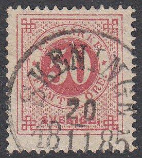 Sweden 36 Used CV $9.00