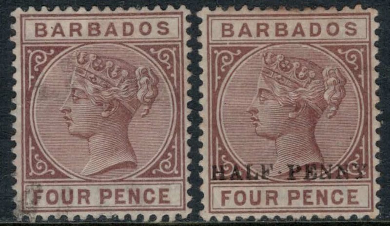 Barbados #65 used, #69*  CV $5.00