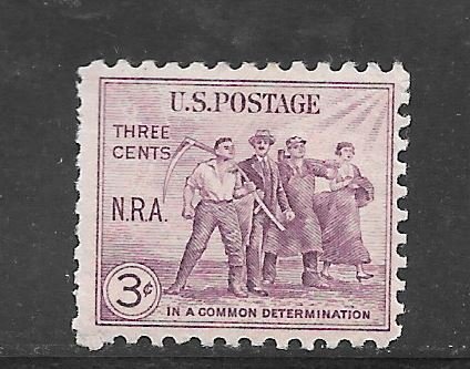 #732 MNH Single