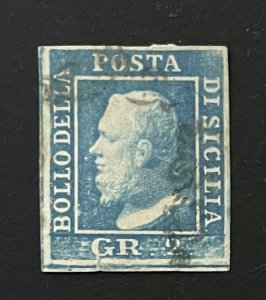 Italian States - Two Sicilies Sc.#13, used