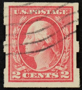 U.S. Used Stamp Scott #409 2c Washington. Schermack Perforation. Choice!