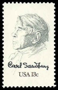 PCBstamps   US #1731 13c Carl Sandburg, Poet, 1978, MNH, (5)