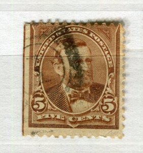 USA; 1894 early classic Presidential series issue used Shade of 5c. value