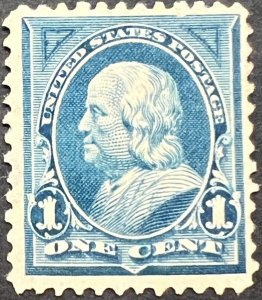 Scott#: 264 - Benjamin Franklin 1¢ 1895 BEP single stamp - MNG - Lot 2