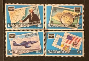 Stamps Barbados Scott #682-5 never hinged