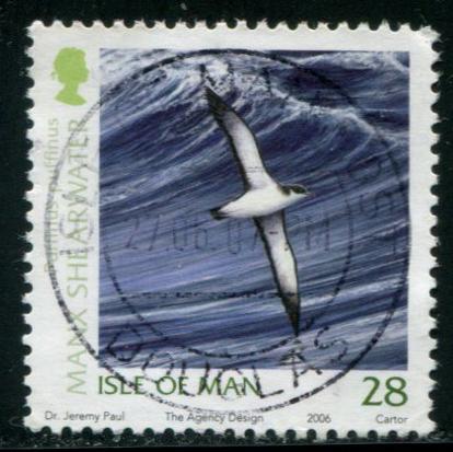 1141c 28p Manx Shearwater, used