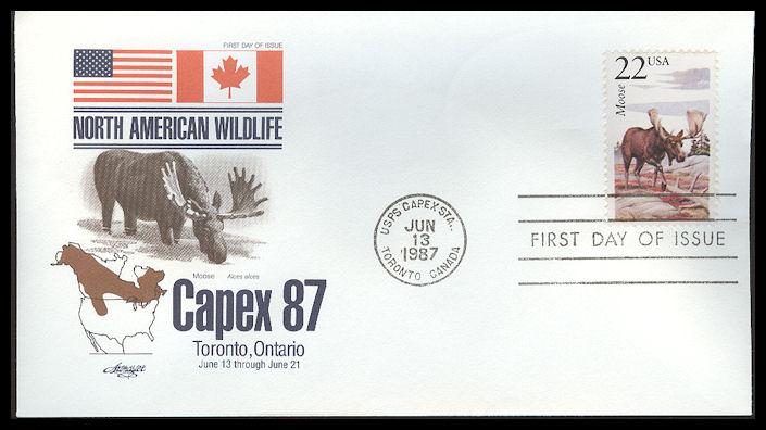 #2298 Moose Artmaster FDC