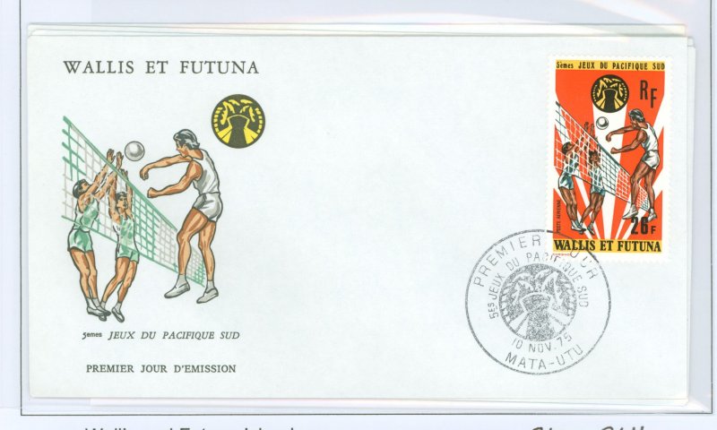 Wallis & Futuna Islands C61-C64 FDC