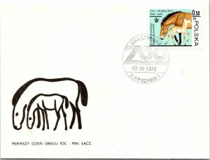 Poland 1978 FDC - Zoo, Warsaw - F12606