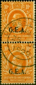 Tanganyika 1922 10c Orange SG73 Very Fine Used Pair (Variants Available)-Vari...