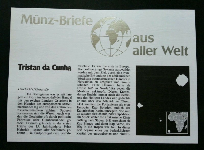 Tristan da Cunha Mountain Nature Life 1991 House Family Flower FDC (coin cover)