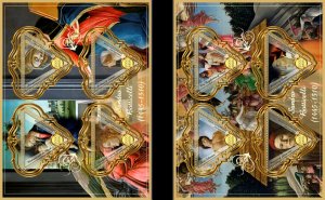 Stamps.Art, painting, Botticelli 2016 year 25 sheets perforated MNH**