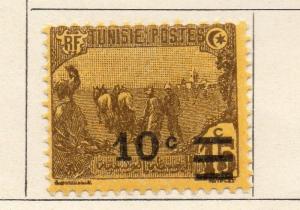 Tunisia 1927-28 Early Issue Fine Mint Hinged 10c. Surcharged 252659