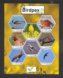 BIRDS - LUXEMBOURG (NEW ISSUE0 M/S MNH