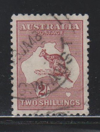 Australia,  2sh Kangaroo (SC# 206) Used