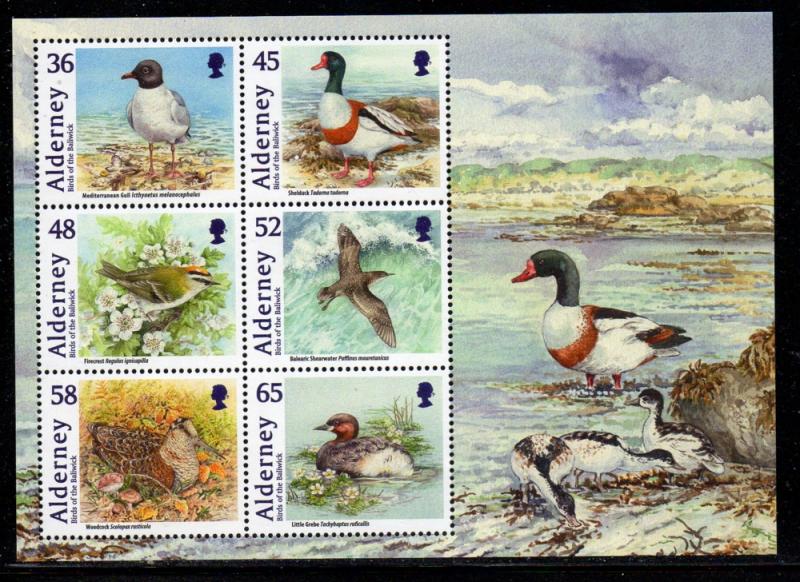 Alderney Sc 408a 2011 Birds stamp sheet mint NH