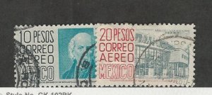 Mexico, Postage Stamp, #C197-C198 Used, 1952 Airmail