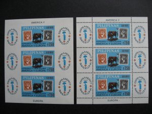 Philippines Espamer 77 Sc C110 MNH SS perf and imperf